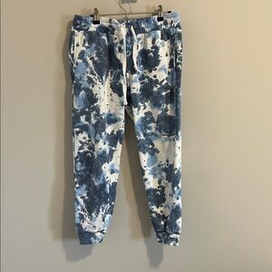 Lucky Brand Blue and White Joggers